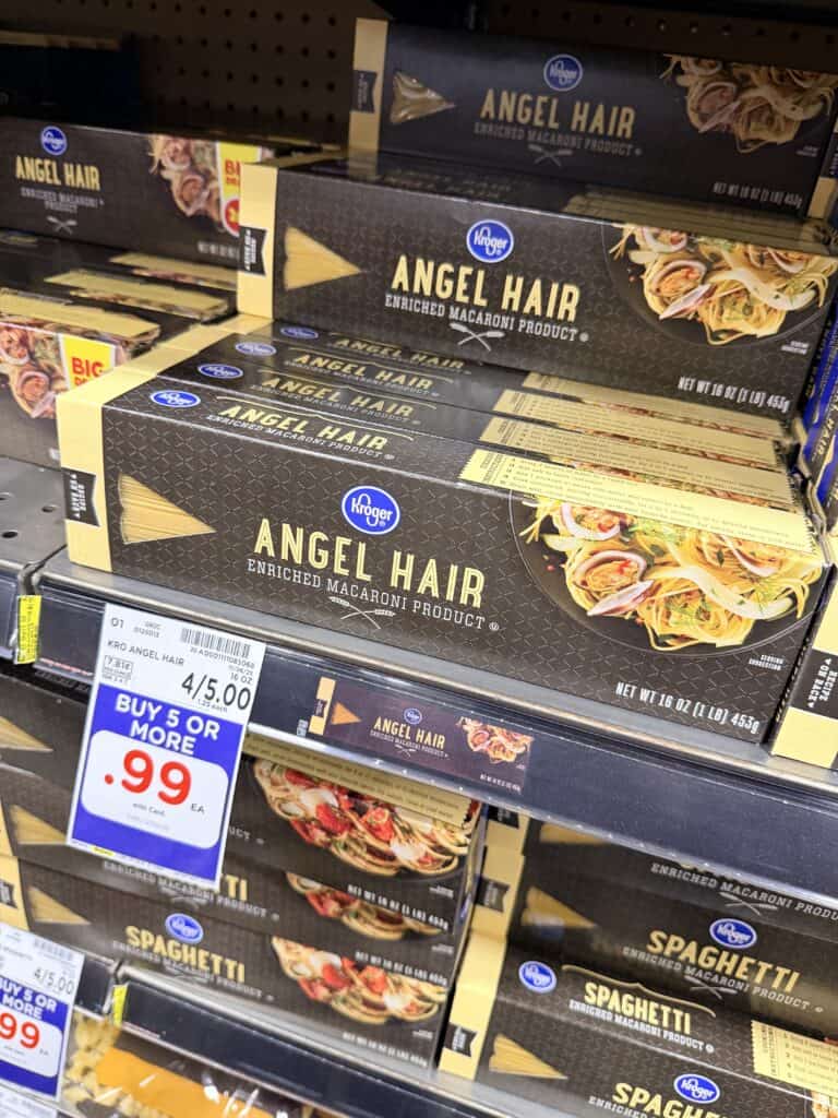 kroger pasta shelf image (7)