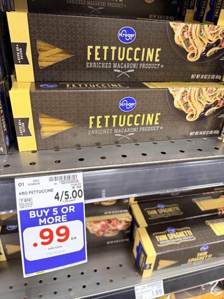kroger pasta shelf image (7)