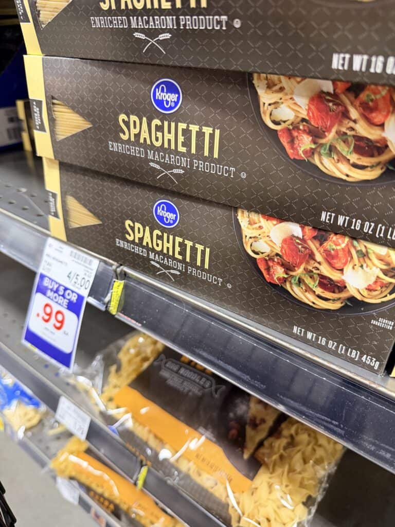 kroger pasta shelf image (7)