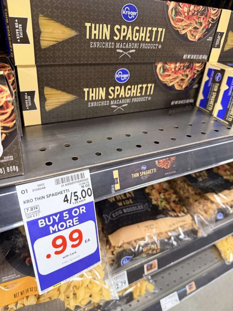 kroger pasta shelf image (7)