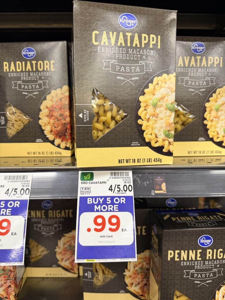 kroger pasta shelf image (7)