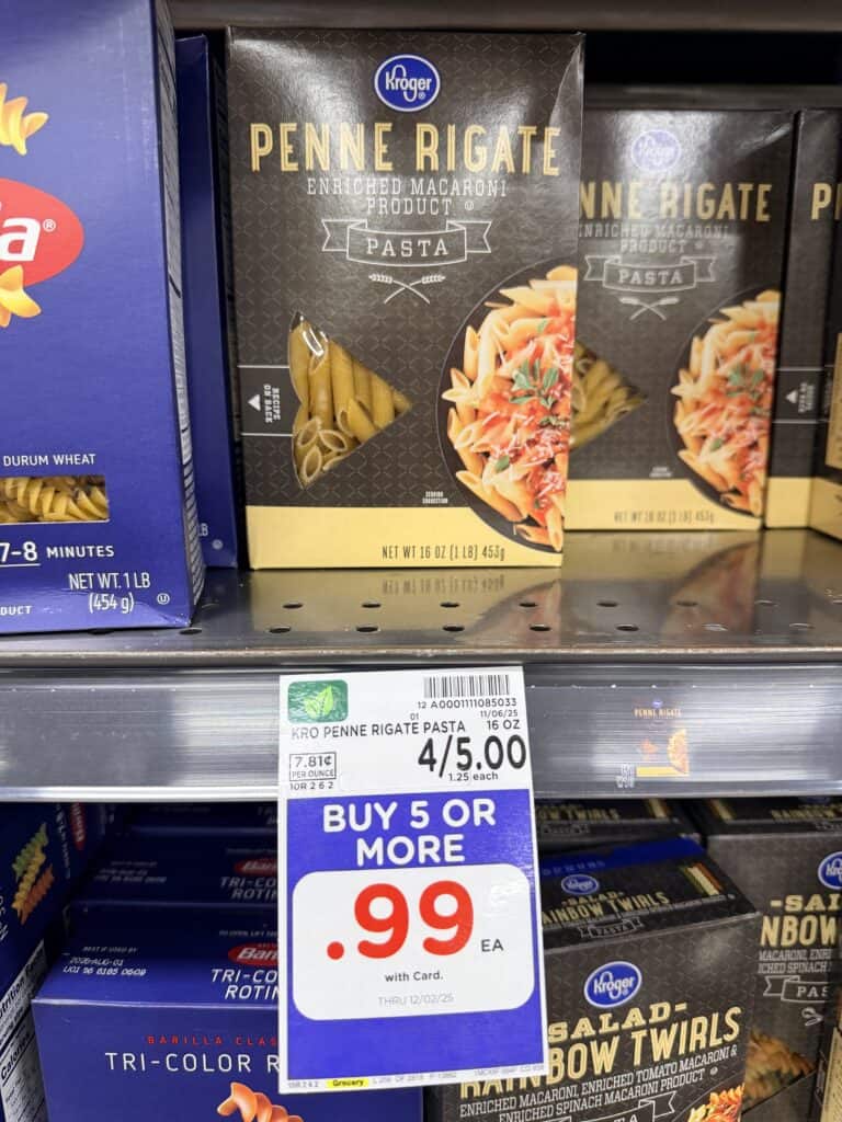 kroger pasta shelf image (7)