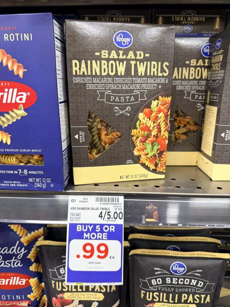 kroger pasta shelf image (7)