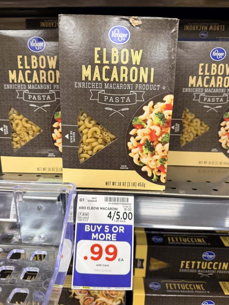 kroger pasta shelf image (7)
