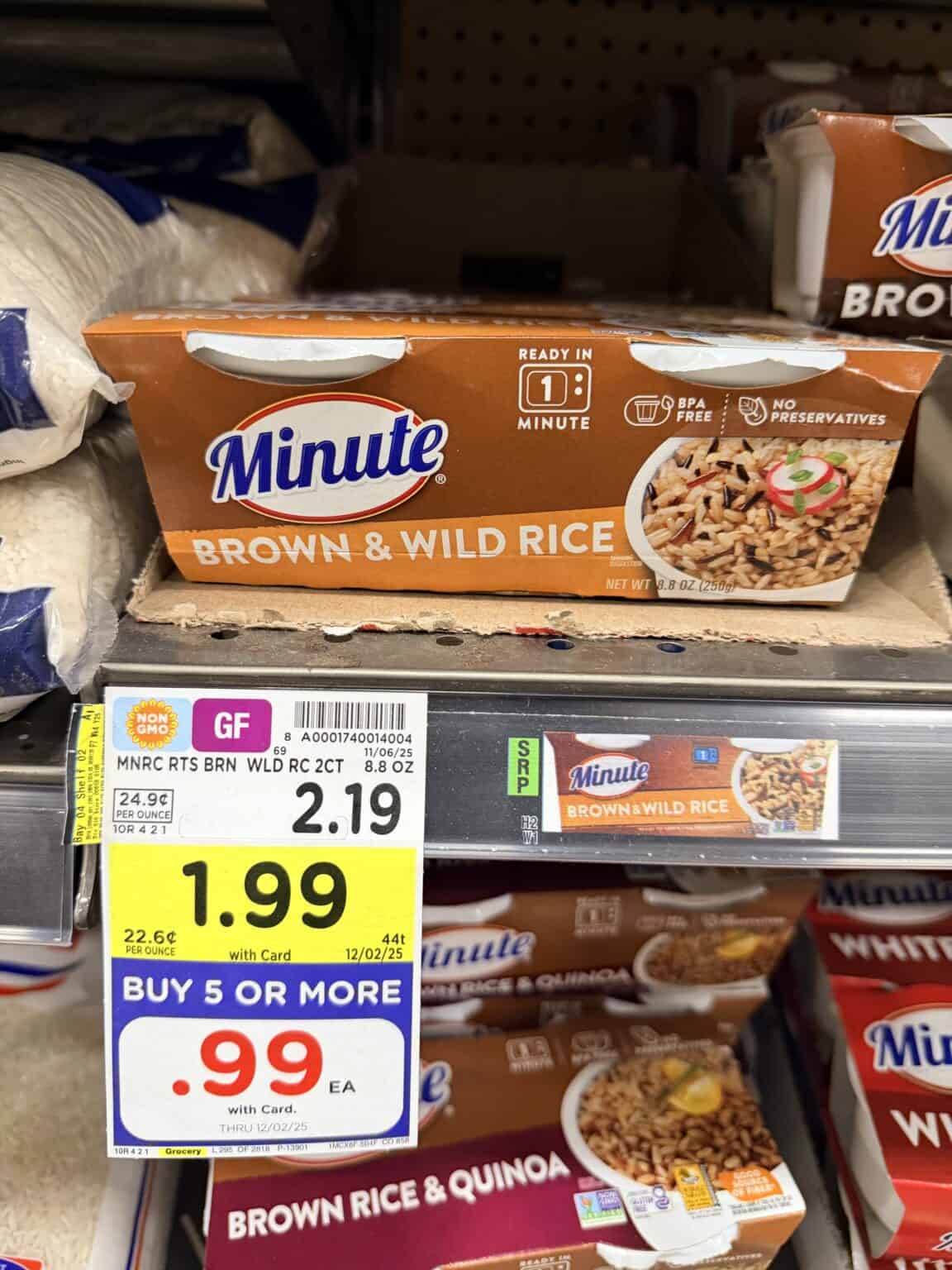 Minute Rice as low as 99¢! - Kroger Krazy