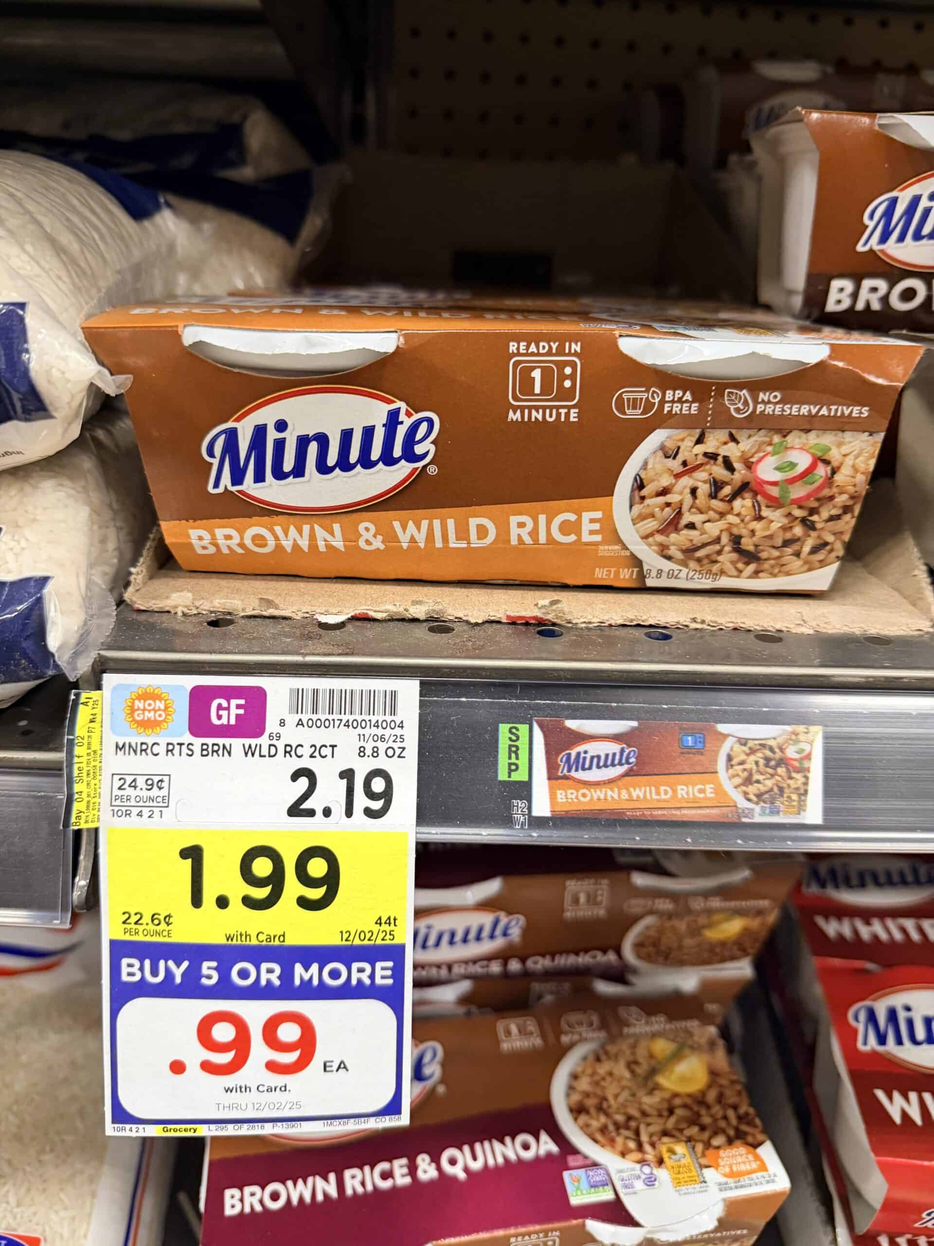 Minute Rice as low as 99¢! - Kroger Krazy