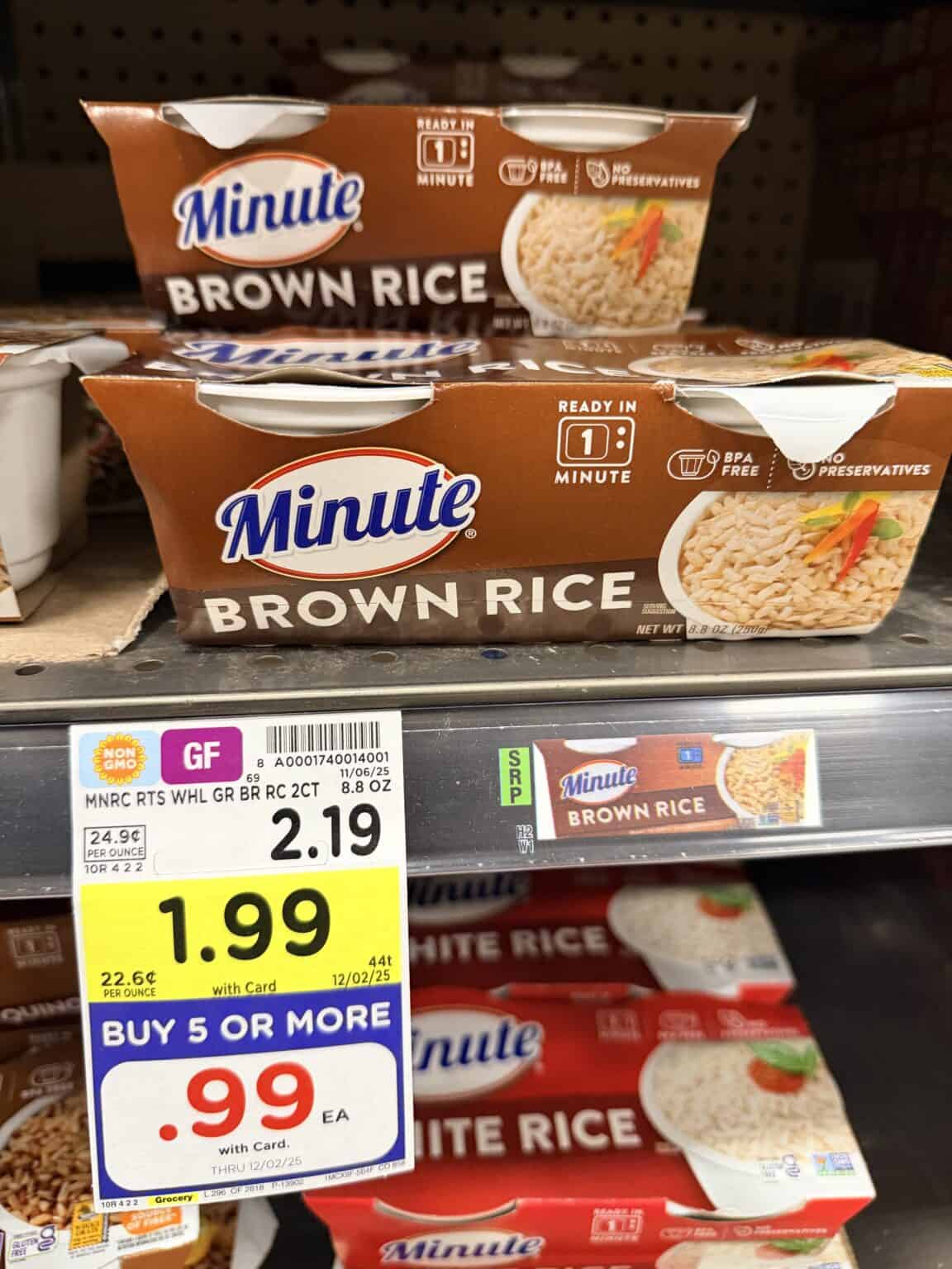 Minute Rice as low as 99¢! - Kroger Krazy