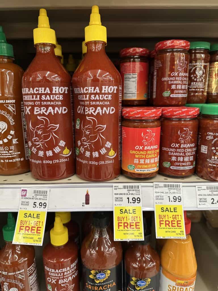 ox brand kroger shelf image