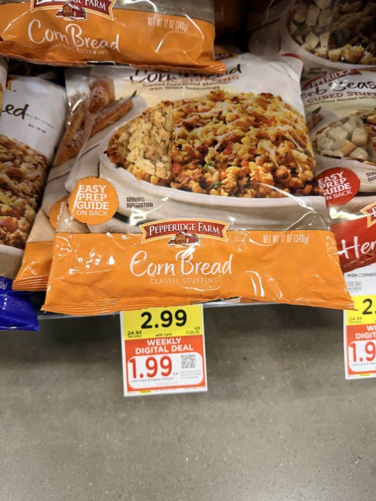 pepperidge farm stuffing kroger shelf image (4)