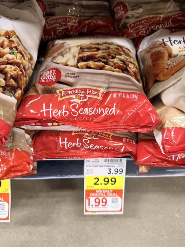 pepperidge farm stuffing kroger shelf image (4)