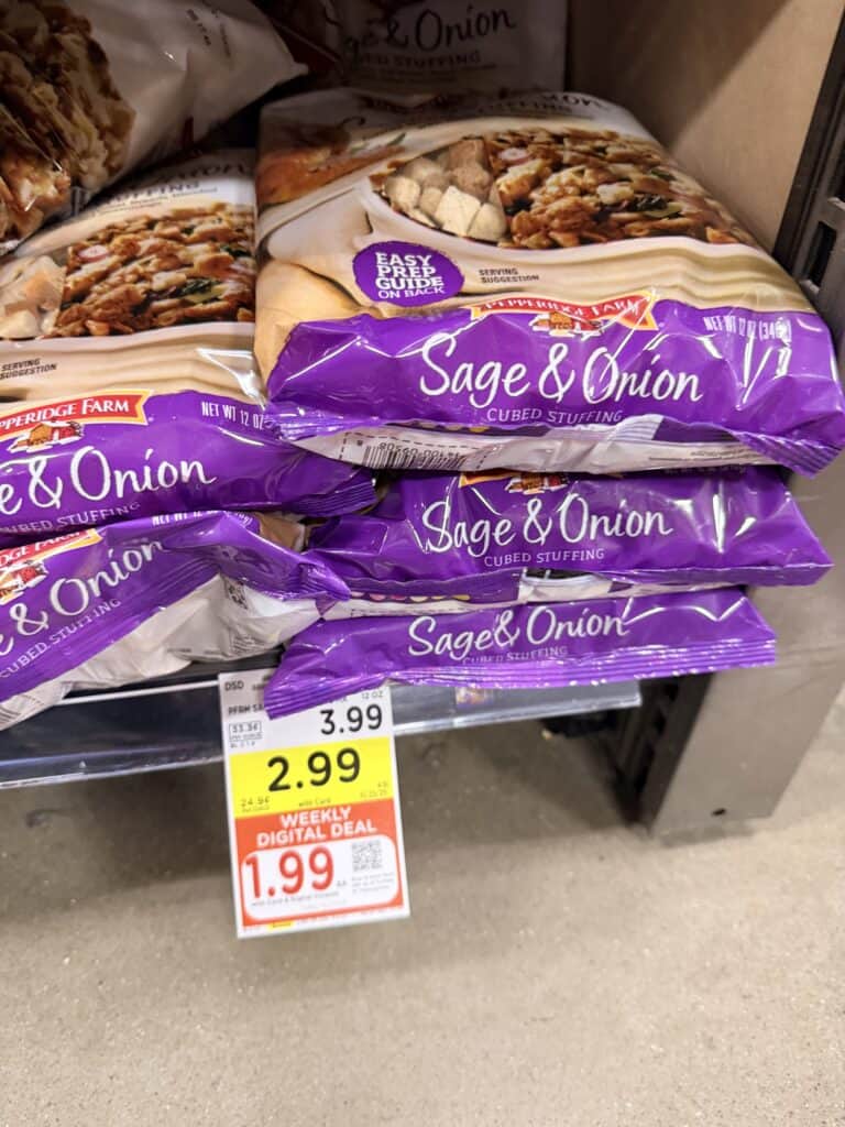pepperidge farm stuffing kroger shelf image (4)