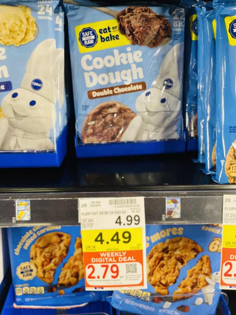pillsbury cookie dough and pie crust kroger shelf image (1)