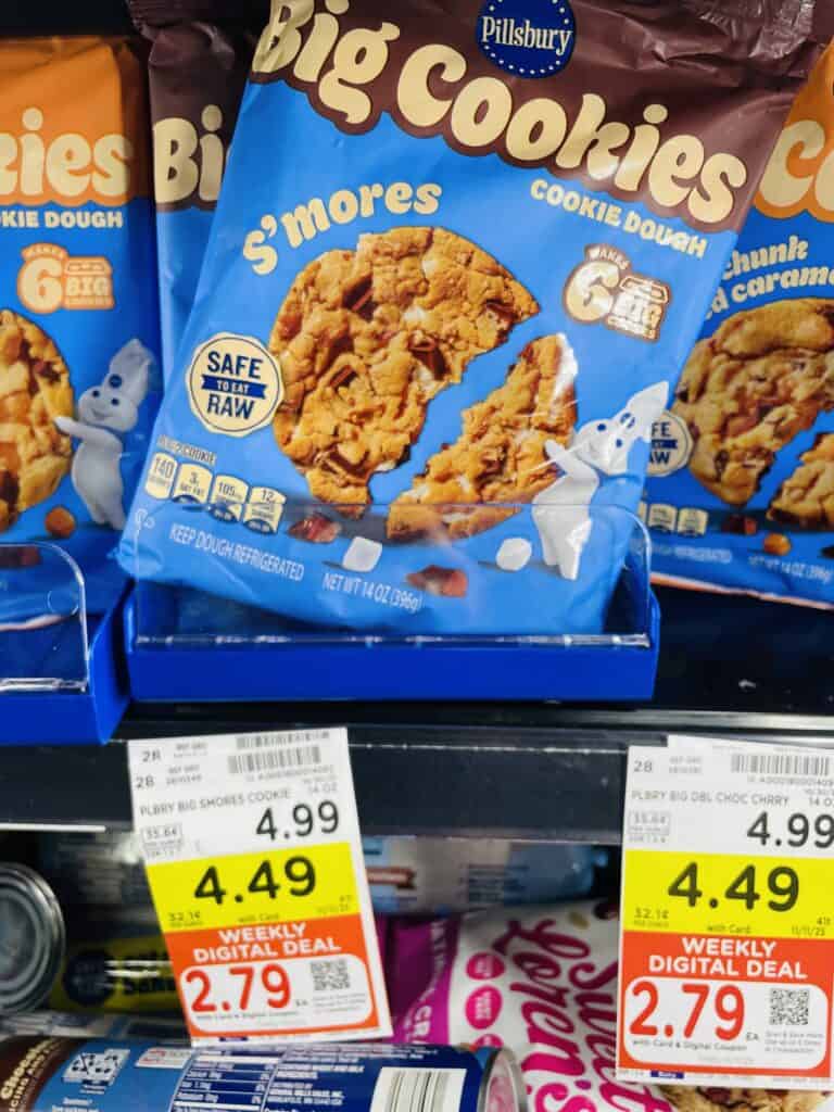 pillsbury cookie dough and pie crust kroger shelf image (1)