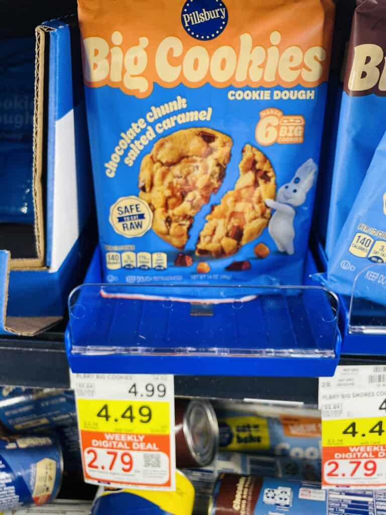 pillsbury cookie dough and pie crust kroger shelf image (1)