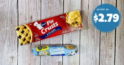 pillsbury pie crust and cookie dough kroger krazy
