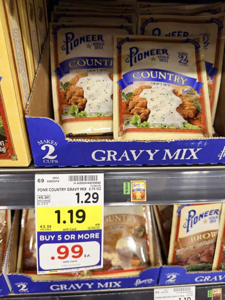 pioneer gravy mix kroger shelf image (1)
