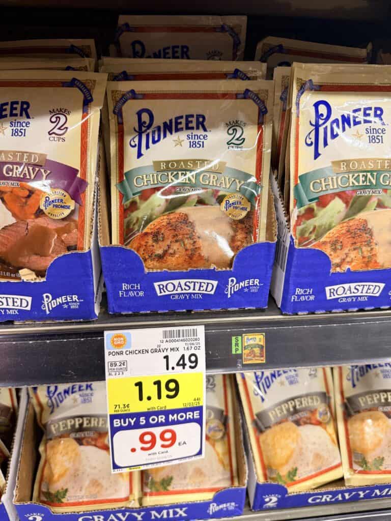 pioneer gravy mix kroger shelf image (1)