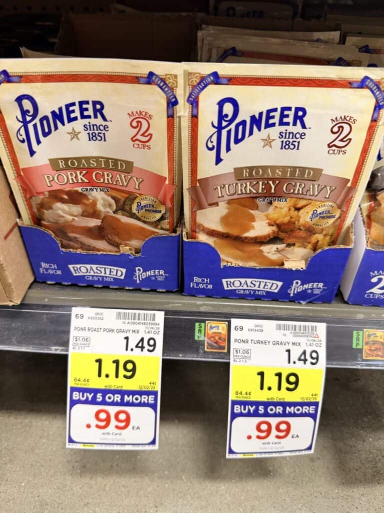 pioneer gravy mix kroger shelf image (1)