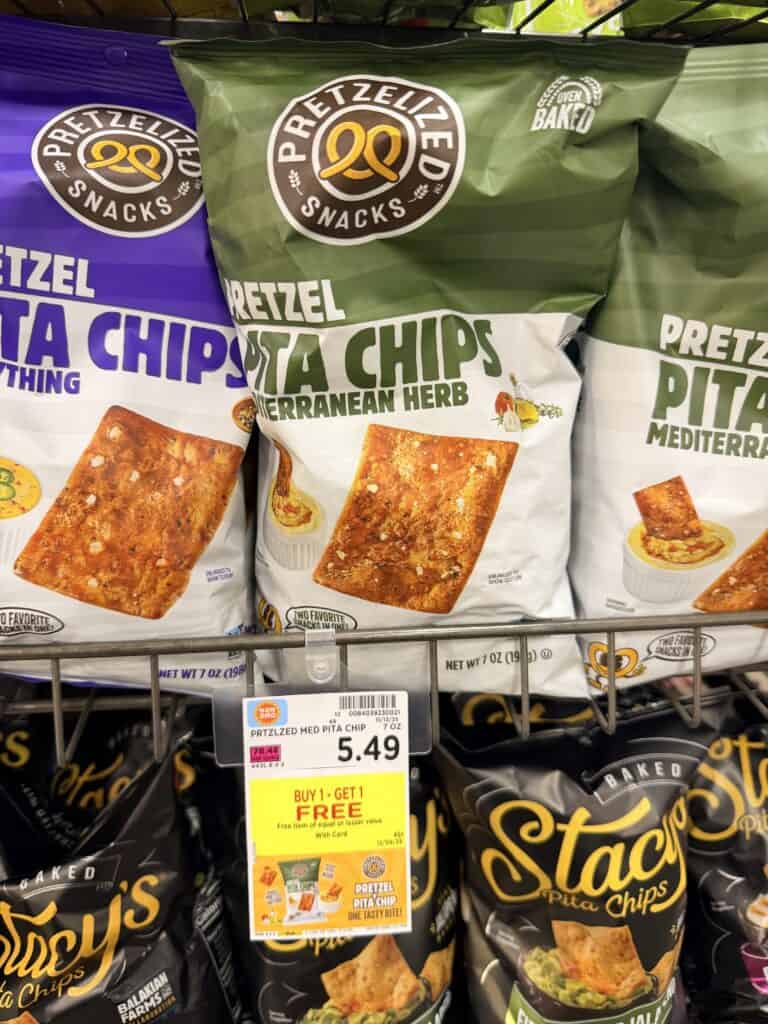 pretzelized snacks pita chips kroger shelf image (1)