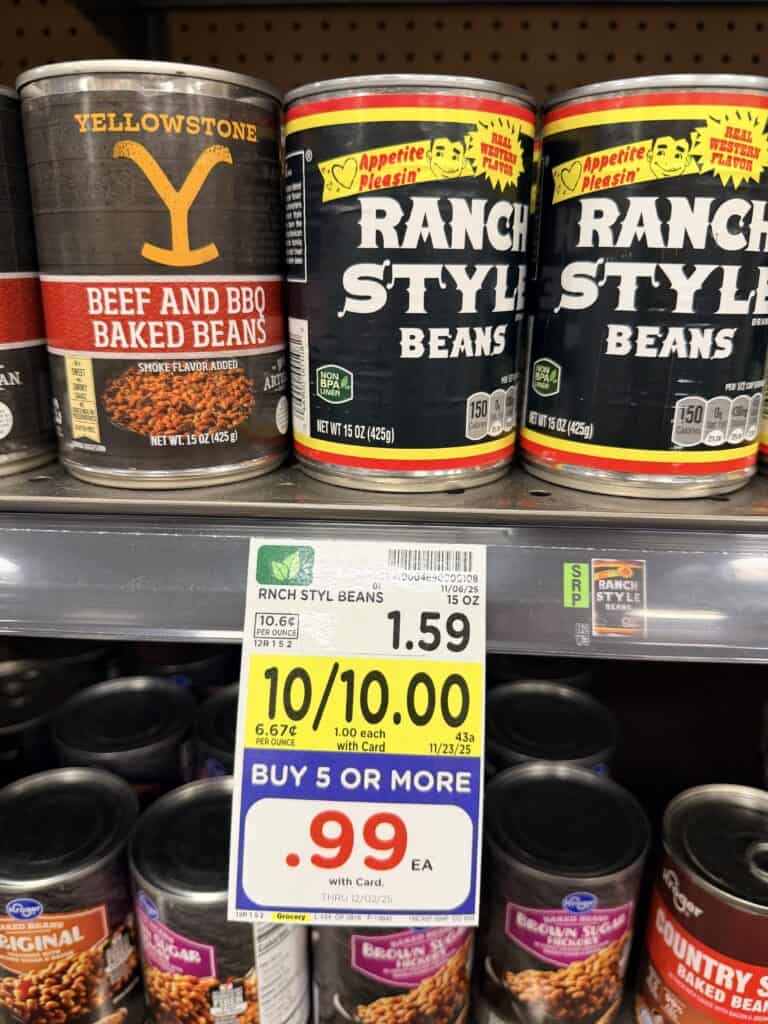 ranch style beans kroger shelf image (1)