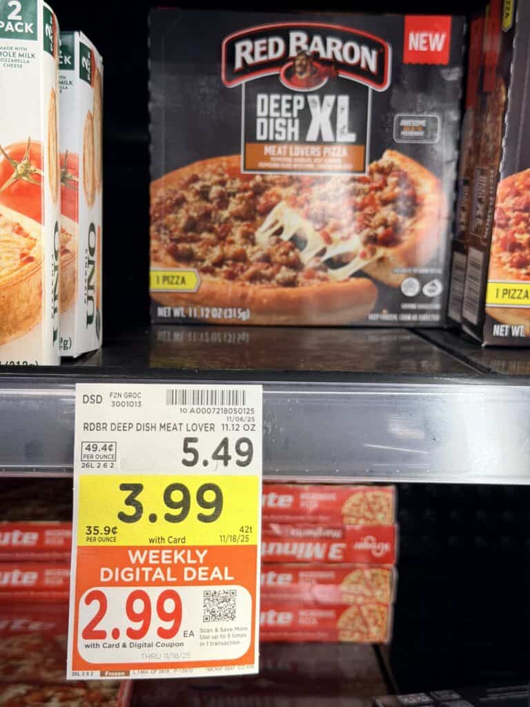 red baron pizza kroger shelf image (1)