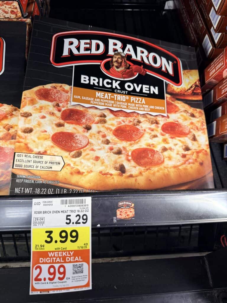 red baron pizza kroger shelf image (1)