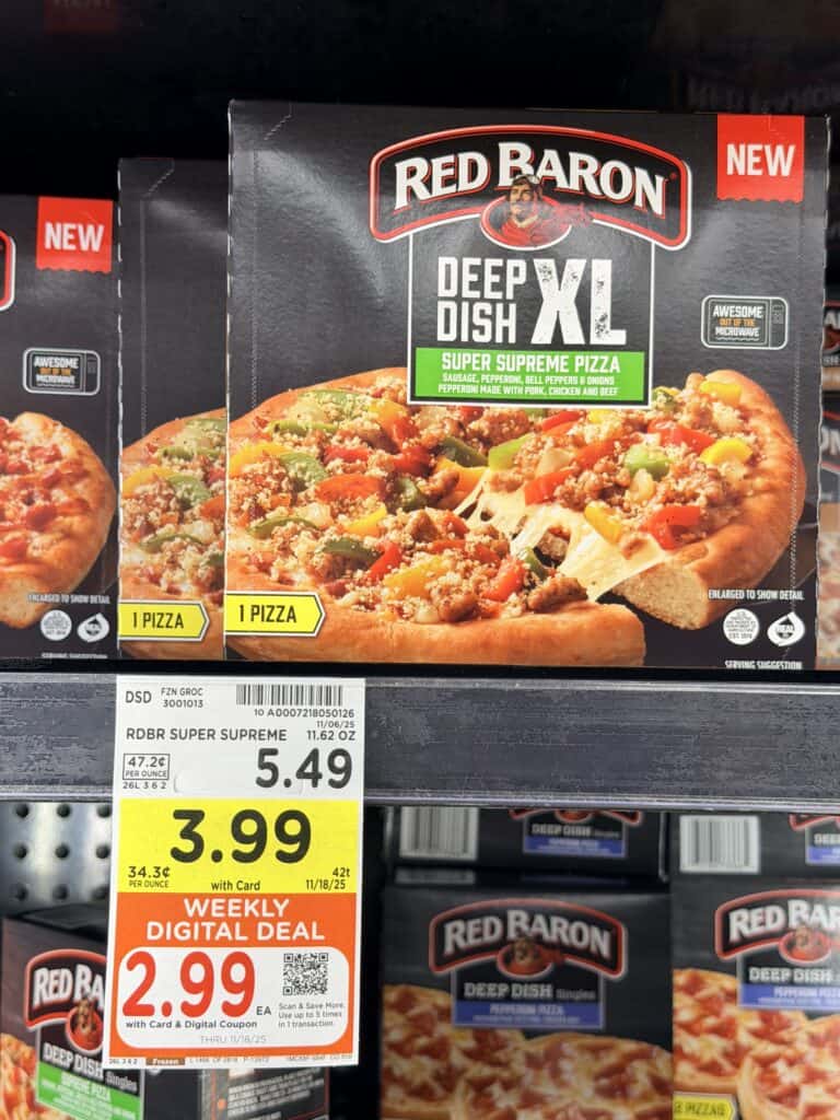 red baron pizza kroger shelf image (1)