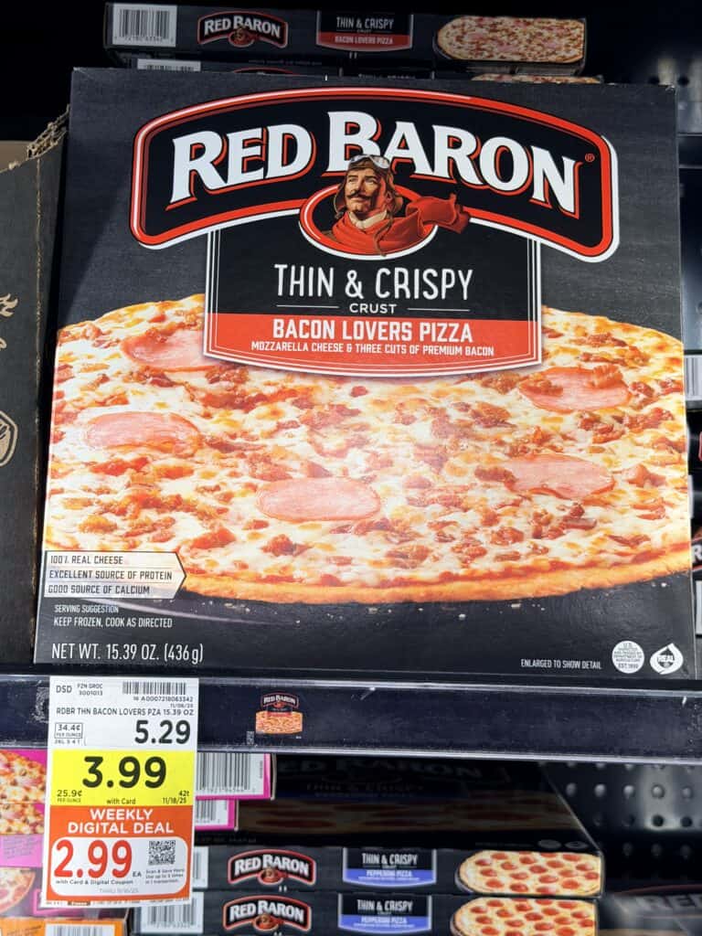 red baron pizza kroger shelf image (1)