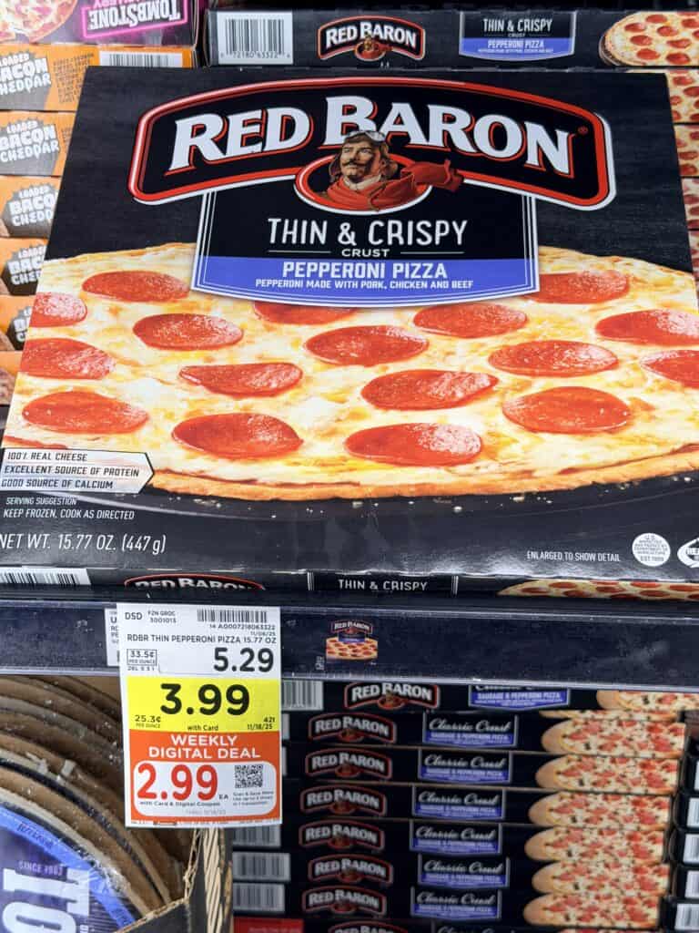 red baron pizza kroger shelf image (1)