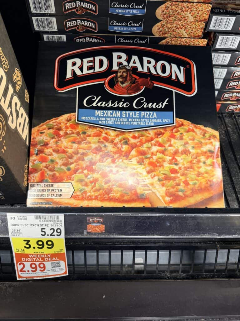 red baron pizza kroger shelf image (1)