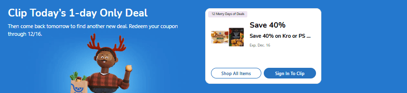 12 merry days of deals kroger
