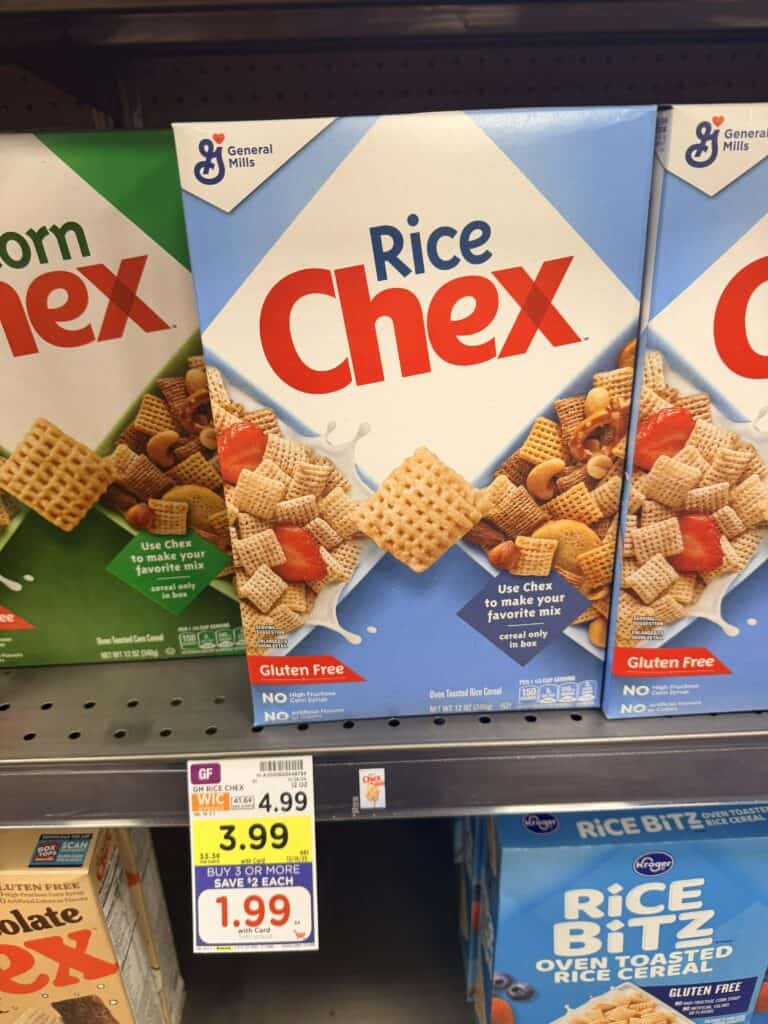 chex cereal kroger shelf image