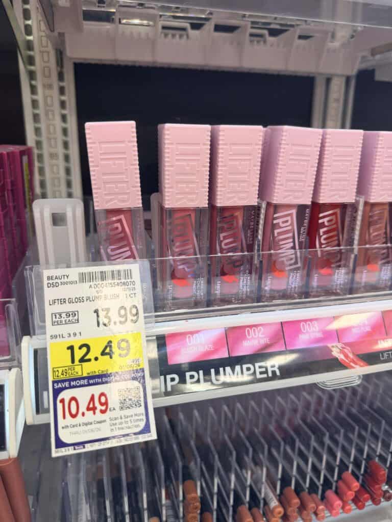 Maybelline NYX and L'Oreal Paris Kroger Shelf Image