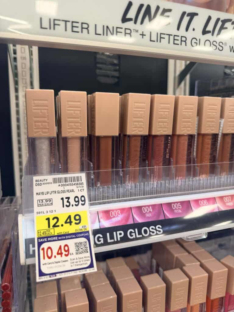 Maybelline NYX and L'Oreal Paris Kroger Shelf Image