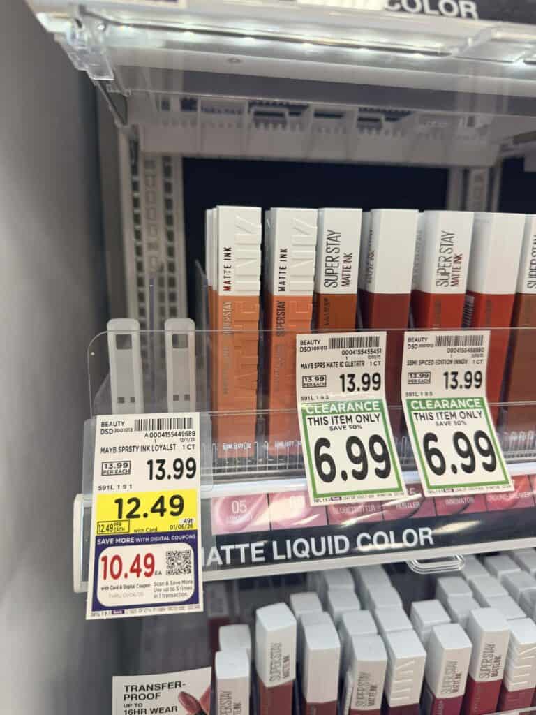 Maybelline NYX and L'Oreal Paris Kroger Shelf Image