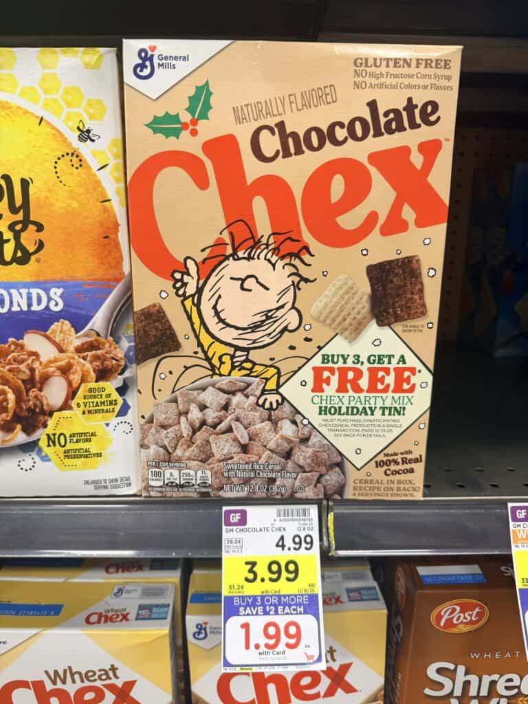 chex cereal kroger shelf image