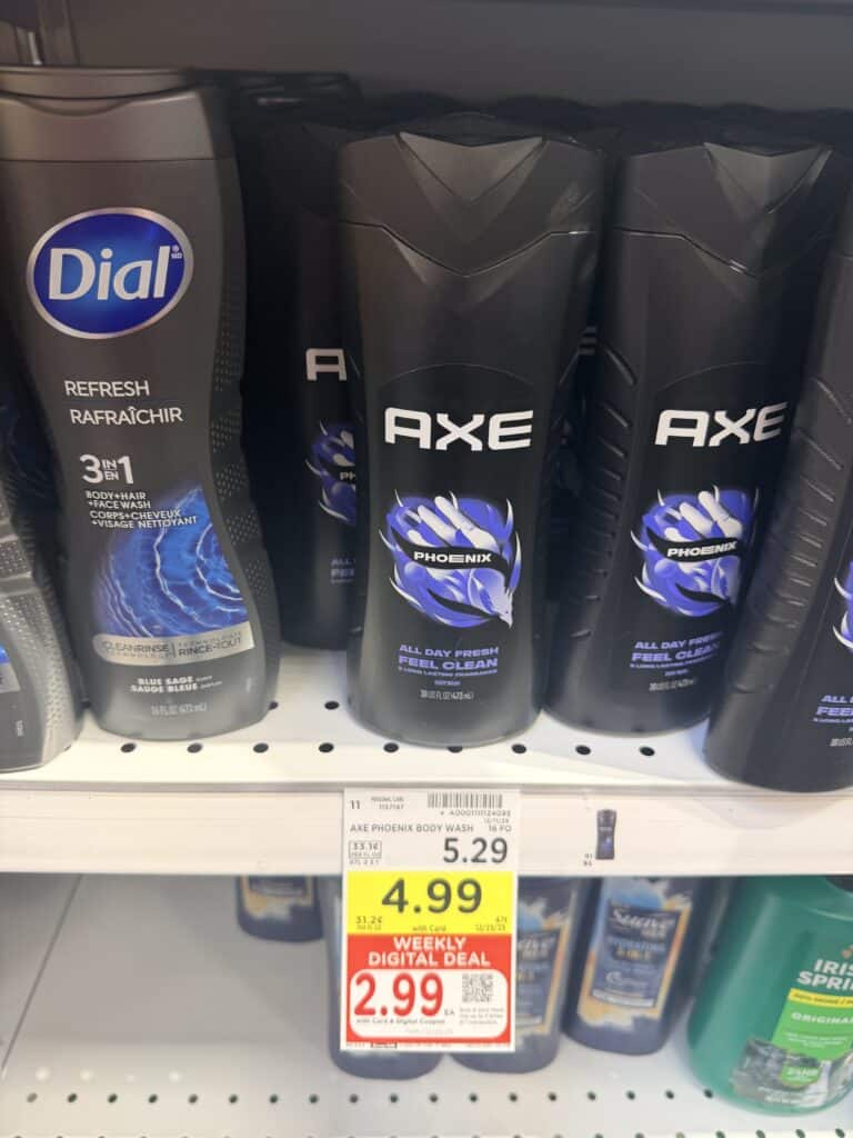 Axe and Dove Kroger Shelf Image