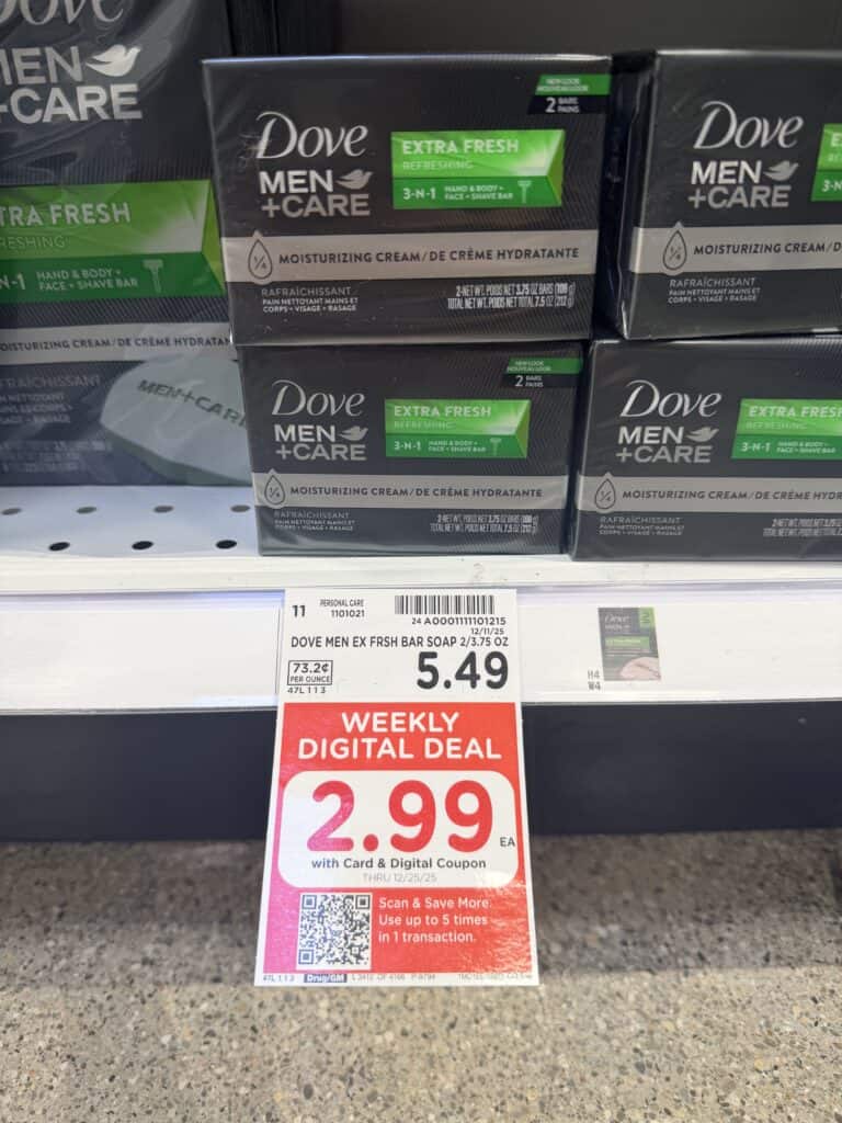 Axe and Dove Kroger Shelf Image