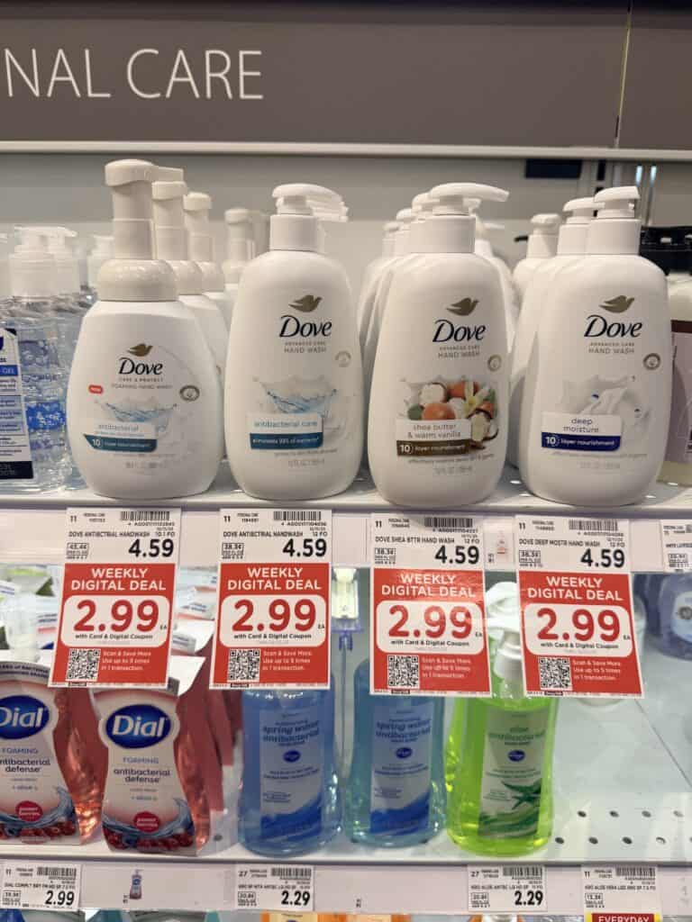 Axe and Dove Kroger Shelf Image