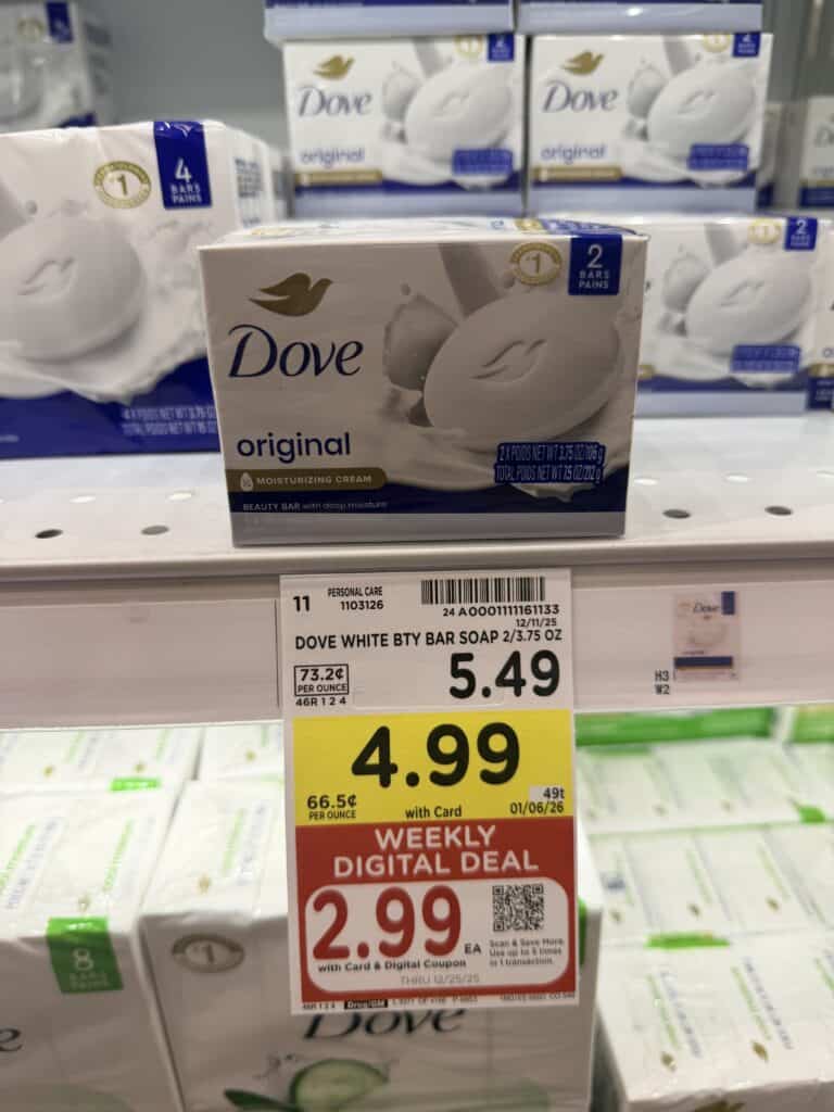 Axe and Dove Kroger Shelf Image