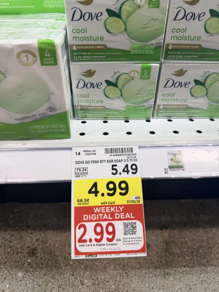 Axe and Dove Kroger Shelf Image