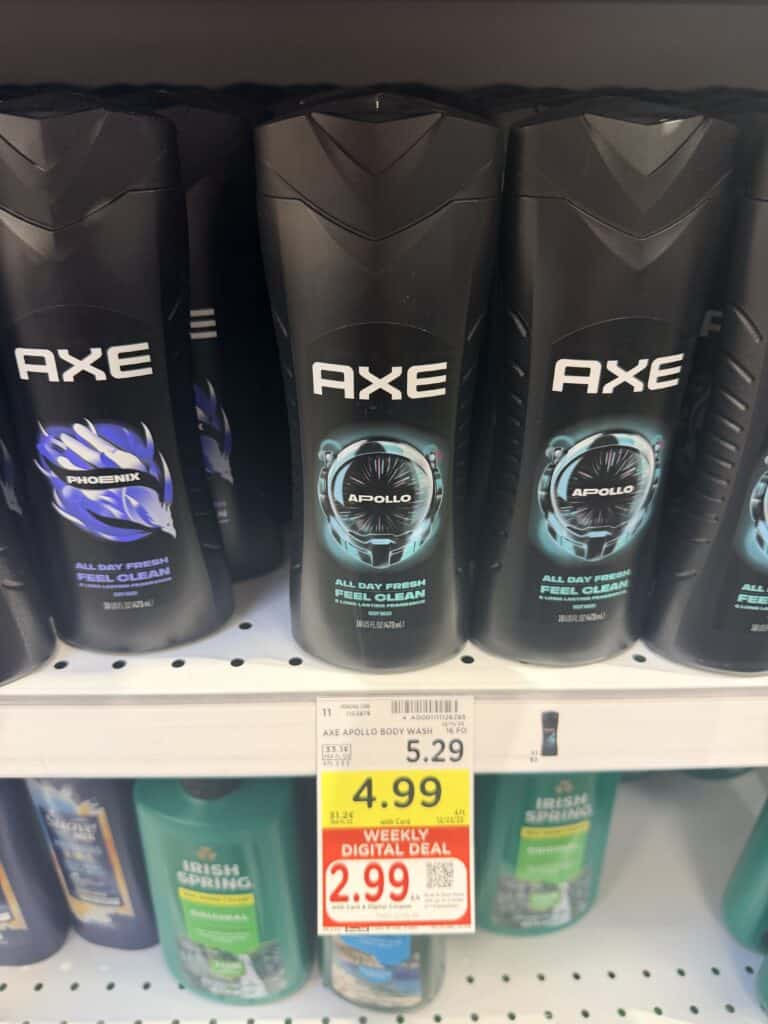 Axe and Dove Kroger Shelf Image