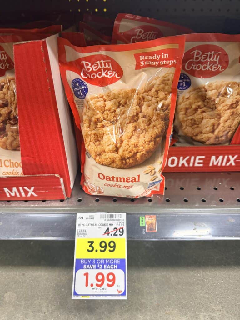 Betty Crocker Mix Kroger Shelf Image 