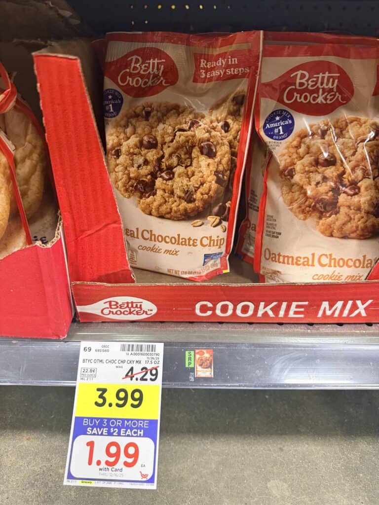 Betty Crocker Mix Kroger Shelf Image 