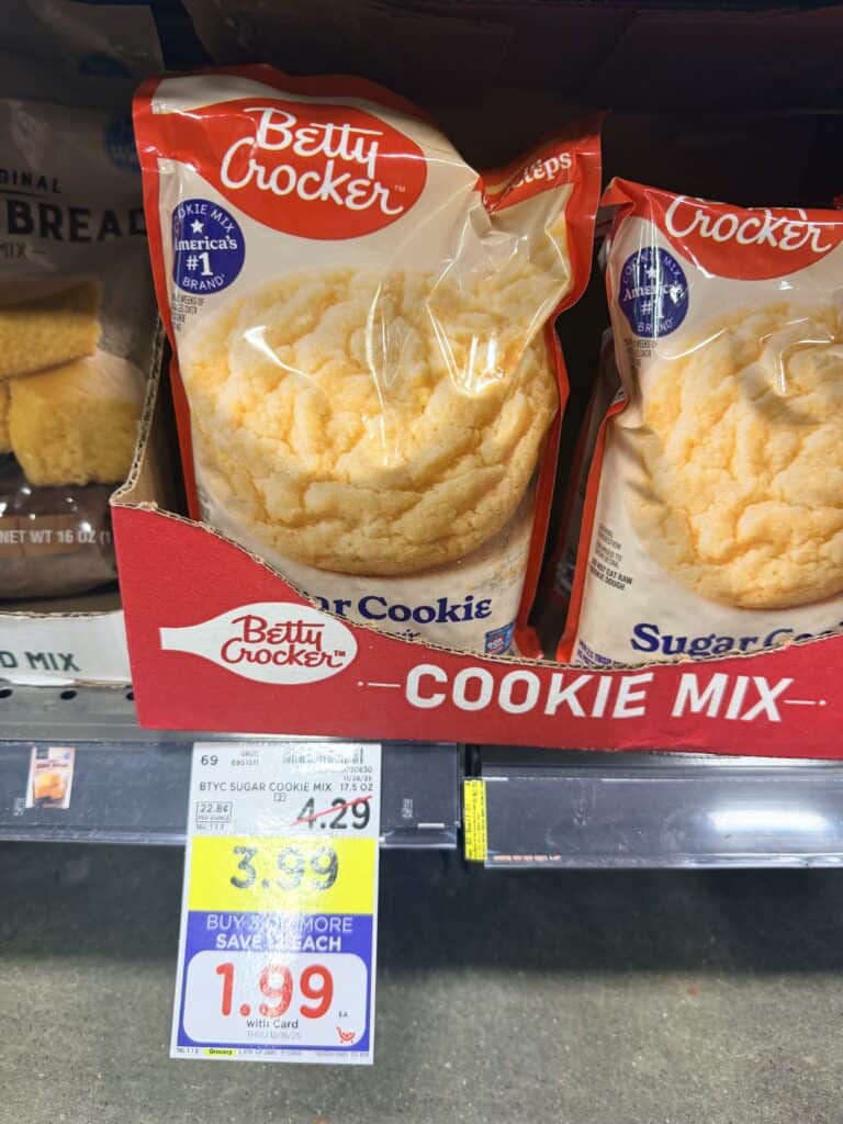 Betty Crocker Mix Kroger Shelf Image 