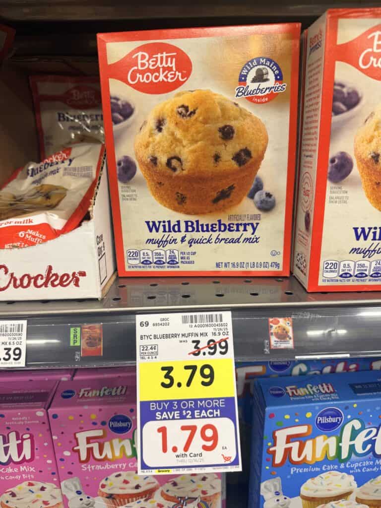 Betty Crocker Mix Kroger Shelf Image 