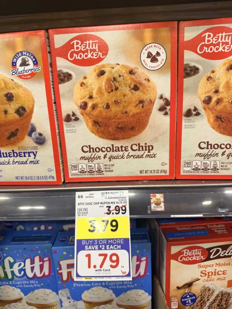 Betty Crocker Mix Kroger Shelf Image 