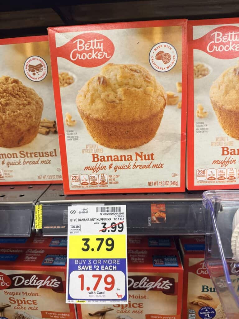Betty Crocker Mix Kroger Shelf Image 