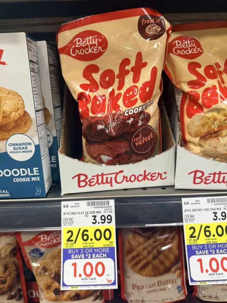 Betty Crocker Mix Kroger Shelf Image 