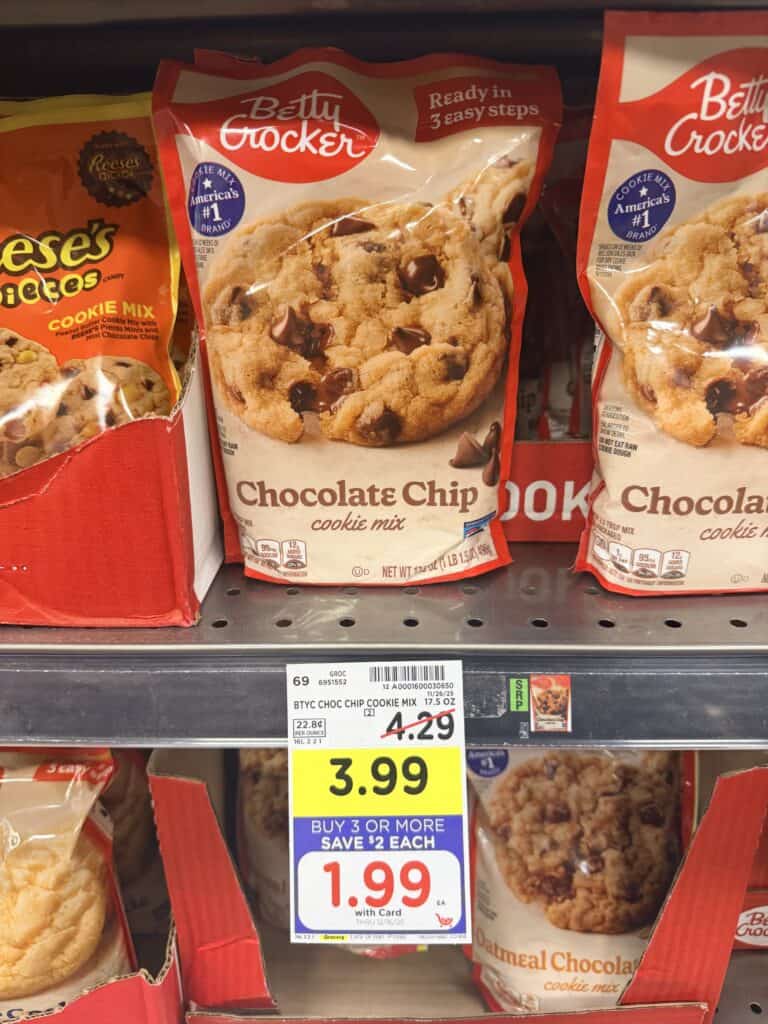 Betty Crocker Mix Kroger Shelf Image 